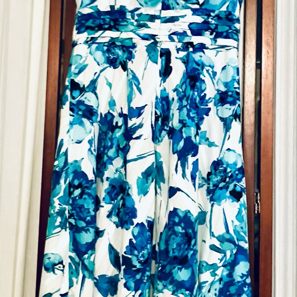 Fashion Bug Blue Floral Dress